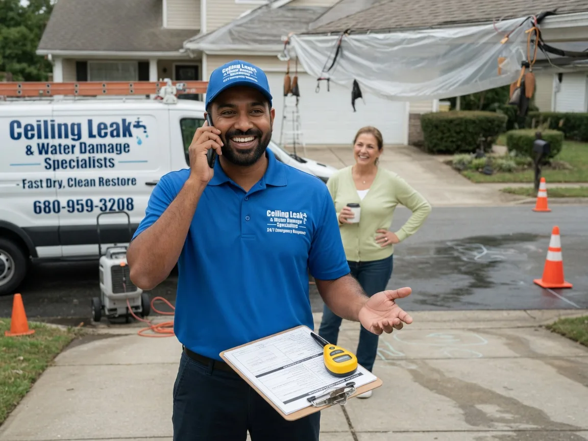 Ceiling Leak Cleanup Saltillo, TN FAQs